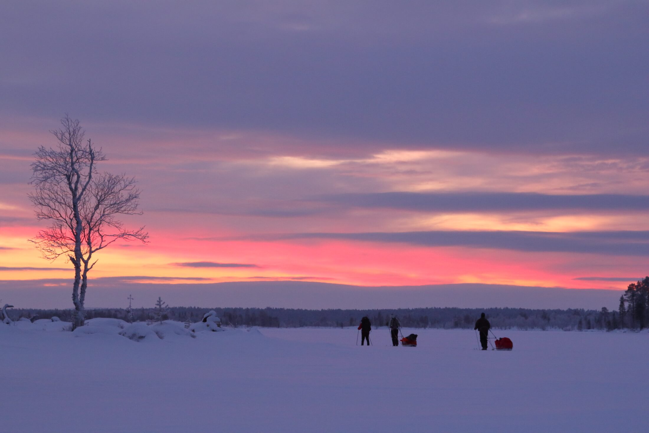 Vuodenvaihteen kaamosvaellus, Inarijärvi